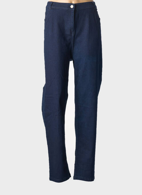 Jeans coupe slim tissage brut taille normale bleu AGATHE & LOUISE femme