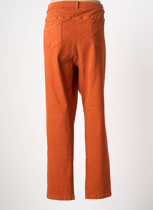 Jeans coupe slim orange AGATHE & LOUISE femme