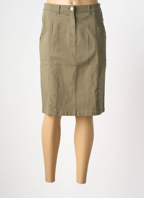 Jupe mi-longue vert AGATHE & LOUISE femme