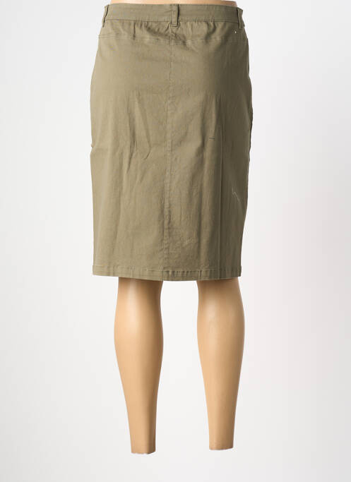 Jupe mi-longue vert AGATHE & LOUISE femme