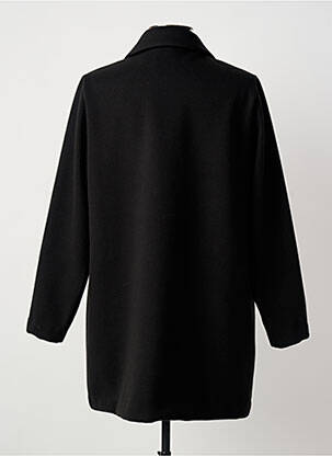 Manteau court coupe droite sans capuche noir GRIFFON femme