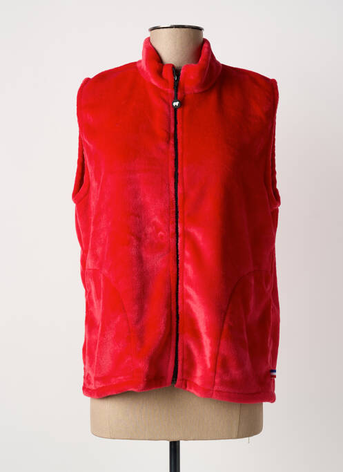 Polaire stretch rouge J.MOURA femme