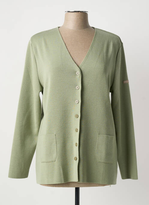 Gilet manches longues vert SAINT JAMES femme