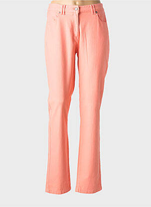 Jeans coupe slim stretch taille normale orange SAINT JAMES femme