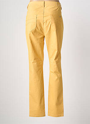 Jeans coupe slim stretch taille normale jaune GRIFFON femme
