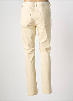 Jeans coupe slim stretch taille normale beige GRIFFON femme