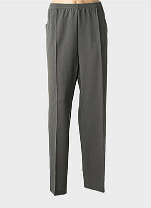 Pantalon slim taille élastique taille normale vert GRIFFON femme