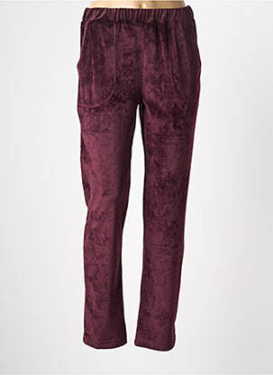 Pantalon slim taille élastique taille normale rouge GRIFFON femme