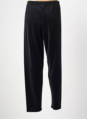 Pantalon droit stretch taille normale noir GRIFFON femme