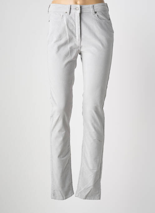 Pantalon slim stretch taille normale gris SAINT JACQUES femme