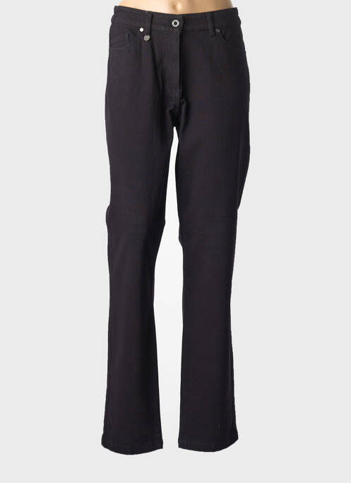 Jeans coupe slim stretch taille normale noir SAINT JAMES femme