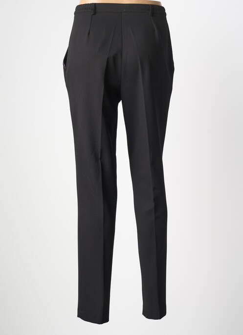 Pantalon chino fermeture zippée sous rabat boutonné taille normale noir GRIFFON femme