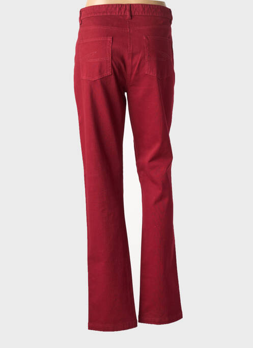 Jeans coupe slim rouge SAINT JAMES femme