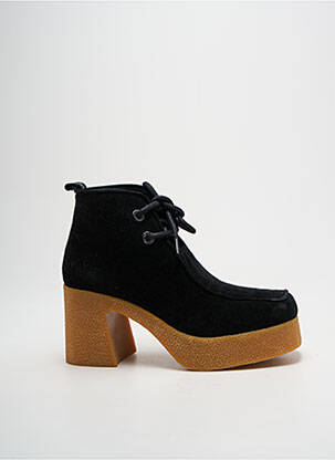 Bottines/boots nubuck talon de 7 à 9cm noir KICKERS femme