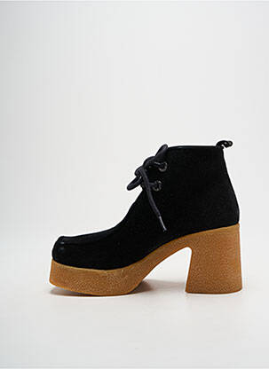 Bottines/boots nubuck talon de 7 à 9cm noir KICKERS femme