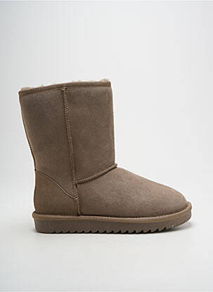 Bottines/boots fourrée talon plat jusqu'à 3cm gris ARA femme
