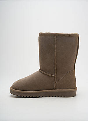 Bottines/boots fourrée talon plat jusqu'à 3cm gris ARA femme