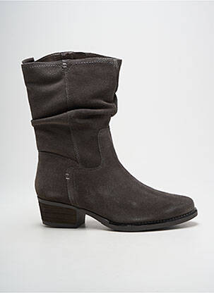 Bottines/boots cubain talon de 4 à 6cm gris JANA femme