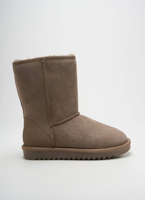 Bottines/boots fourrée talon plat jusqu'à 3cm gris ARA femme