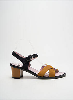 Sandales/nu pieds fermeture bride(s) talon de 4 à 6cm noir HIRICA femme