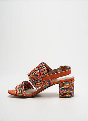 Sandales/nu pieds talon bottier talon de 4 à 6cm orange ALIWELL femme