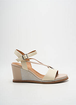 Sandales/Nu pieds beige FUGITIVE BY FRANCESCO ROSSI femme