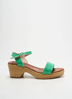 Sandales/nu pieds fermeture bride(s) talon de 4 à 6cm vert OH ! MY SANDALS femme