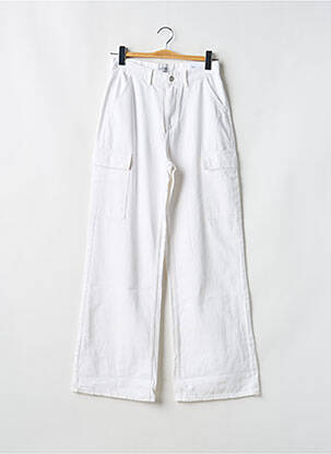 Jeans coupe large taille normale taille normale blanc TIFFOSI femme