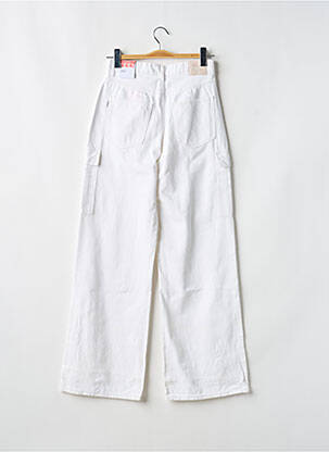 Jeans coupe large taille normale taille normale blanc TIFFOSI femme