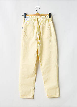 Jeans boyfriend stretch taille élastique jaune TIFFOSI fille