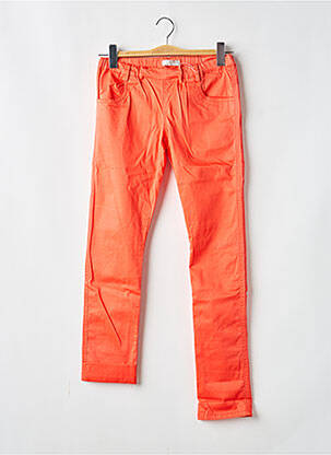 Pantalon slim tissage popeline taille ajustable orange NAME IT fille