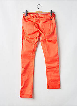 Pantalon slim tissage popeline taille ajustable orange NAME IT fille