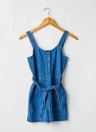 Combishort coupe cintrée fines bretelles bleu TIFFOSI fille