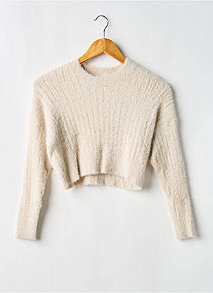 Pull stretch manches longues beige TIFFOSI fille