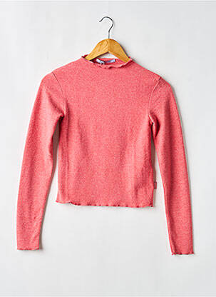 Pull manches longues manches longues rose TIFFOSI fille
