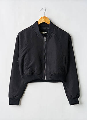 Veste casual col rond noir TIFFOSI fille