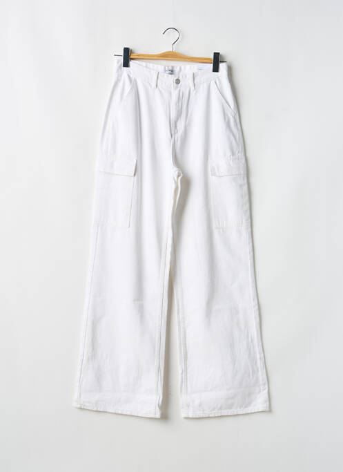 Jeans coupe large taille normale taille normale blanc TIFFOSI femme