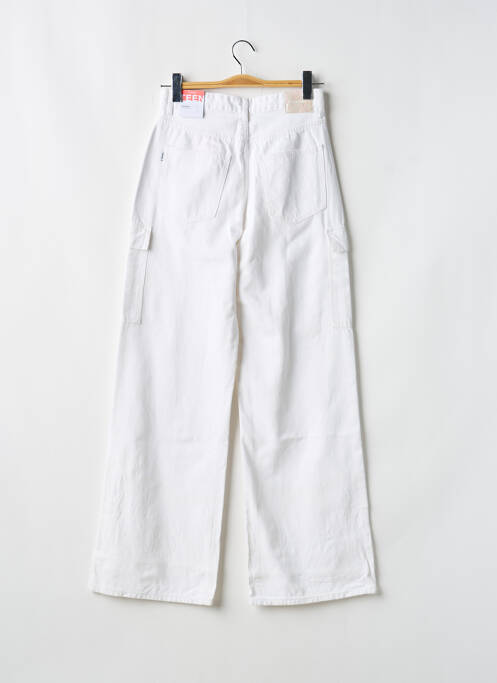 Jeans coupe large taille normale taille normale blanc TIFFOSI femme