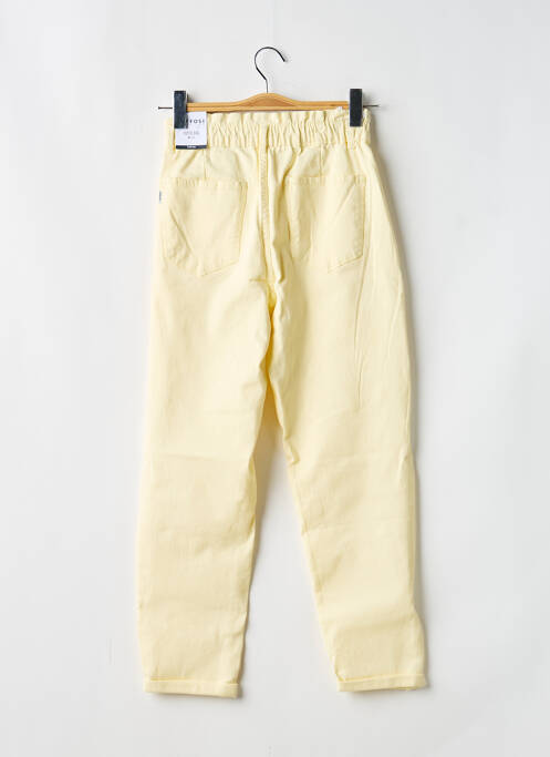 Jeans boyfriend taille élastique jaune TIFFOSI fille