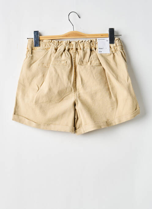 Short tissage denim taille ajustable beige NAME IT fille