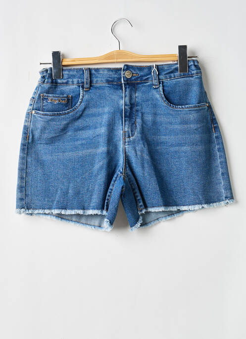 Short stretch taille ajustable bleu NAME IT fille