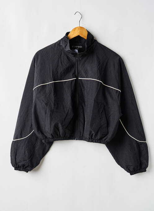 Veste casual resserrée sur le bas noir TIFFOSI fille