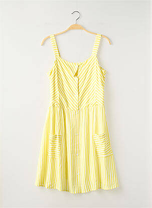 Robe mi-longue fines bretelles fines bretelles jaune NAME IT fille