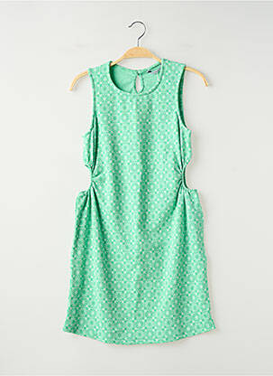 Robe mi-longue sans manche sans manche vert TIFFOSI fille