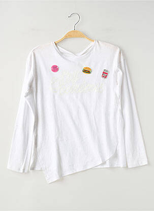 Top manches longues manches longues blanc MAYORAL fille