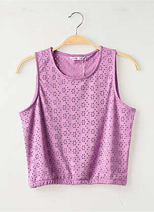 Top sans manche sans manche violet TIFFOSI fille