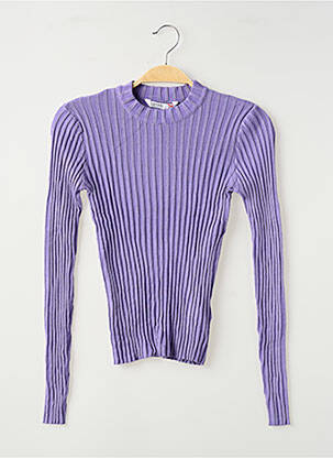 Pull coupe droite manches longues violet TIFFOSI fille