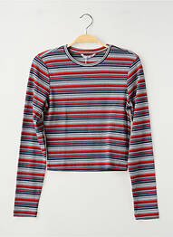Top imprimé fantaisie manches longues gris TIFFOSI fille