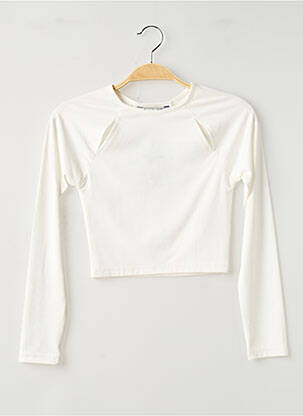 Top manches longues manches longues blanc TIFFOSI fille