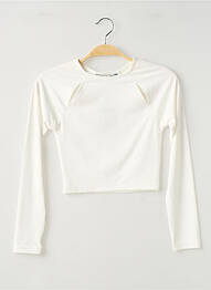 Top manches longues manches longues blanc TIFFOSI fille